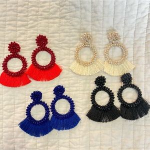 Tassel beaded earrings bundle